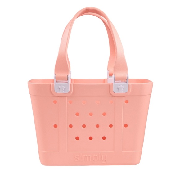 Simply Southern Mini Tote in Blossom (light pink) Waterproof - Picture 2 of 6